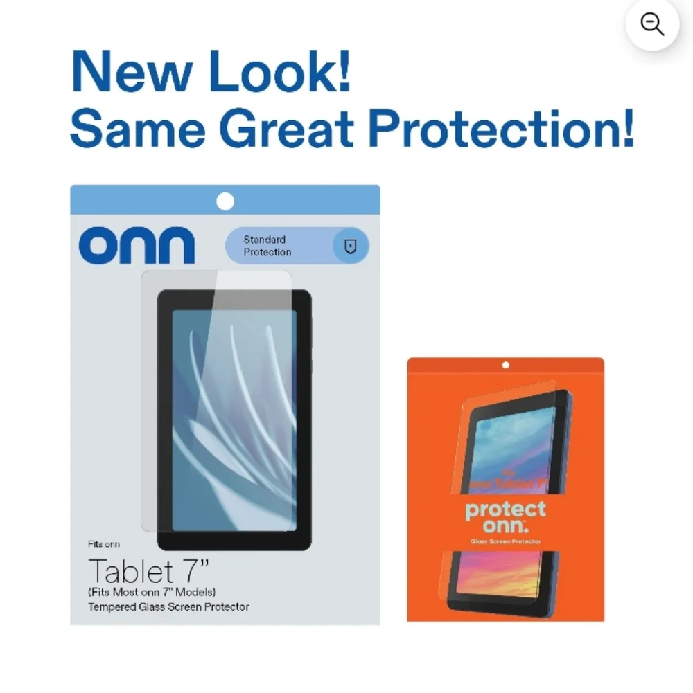 Glass Screen Protector for Onn. 7 Tablet Gen 1 2 3 4 (2019 to 2022) FREE MOUNTS